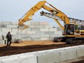 Fibertech<br/>Mitchell, IN<br/><br/>Building walls for mulch bins